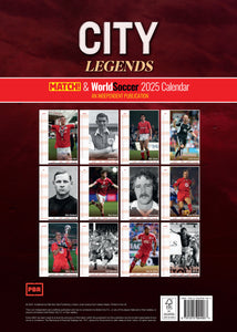 Bristol City Legends 2025 A3 Wall Calendar