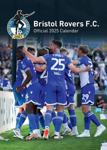 Bristol Rovers FC Official 2025 A3 Pirates Football Wall Calendar