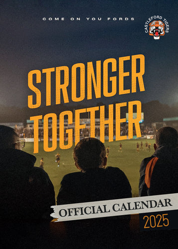 Castleford Tigers Official 2025 A3 Rugby League Wall Calendar