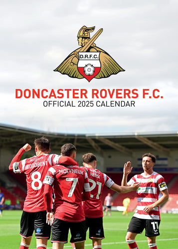 Doncaster Rovers FC Official 2025 A3 Donny Football Wall Calendar