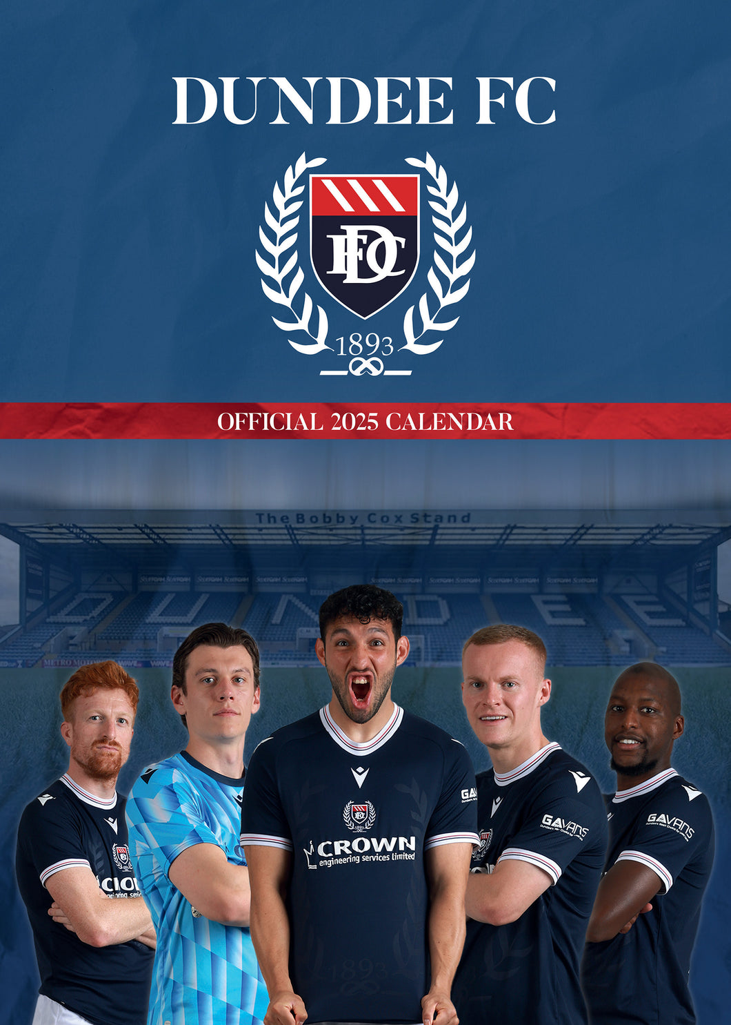 Dundee FC Official 2025 A3 Wall Calendar