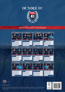 Dundee FC Official 2025 A3 Wall Calendar