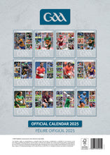 Load image into Gallery viewer, GAA Official 2025 A3 Wall Calendar Gaelic Athletic Association