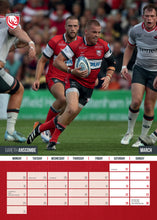 Load image into Gallery viewer, Gloucester Rugby Official 2025 A3 Wall Calendar