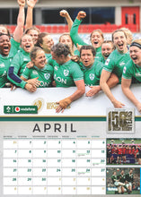 Load image into Gallery viewer, IRFU Irish Rugby Official 2025 A3 Wall Calendar