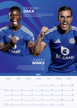 Load image into Gallery viewer, Leicester City FC Calendar 2025 Official A3 Wall Calendar The Foxes