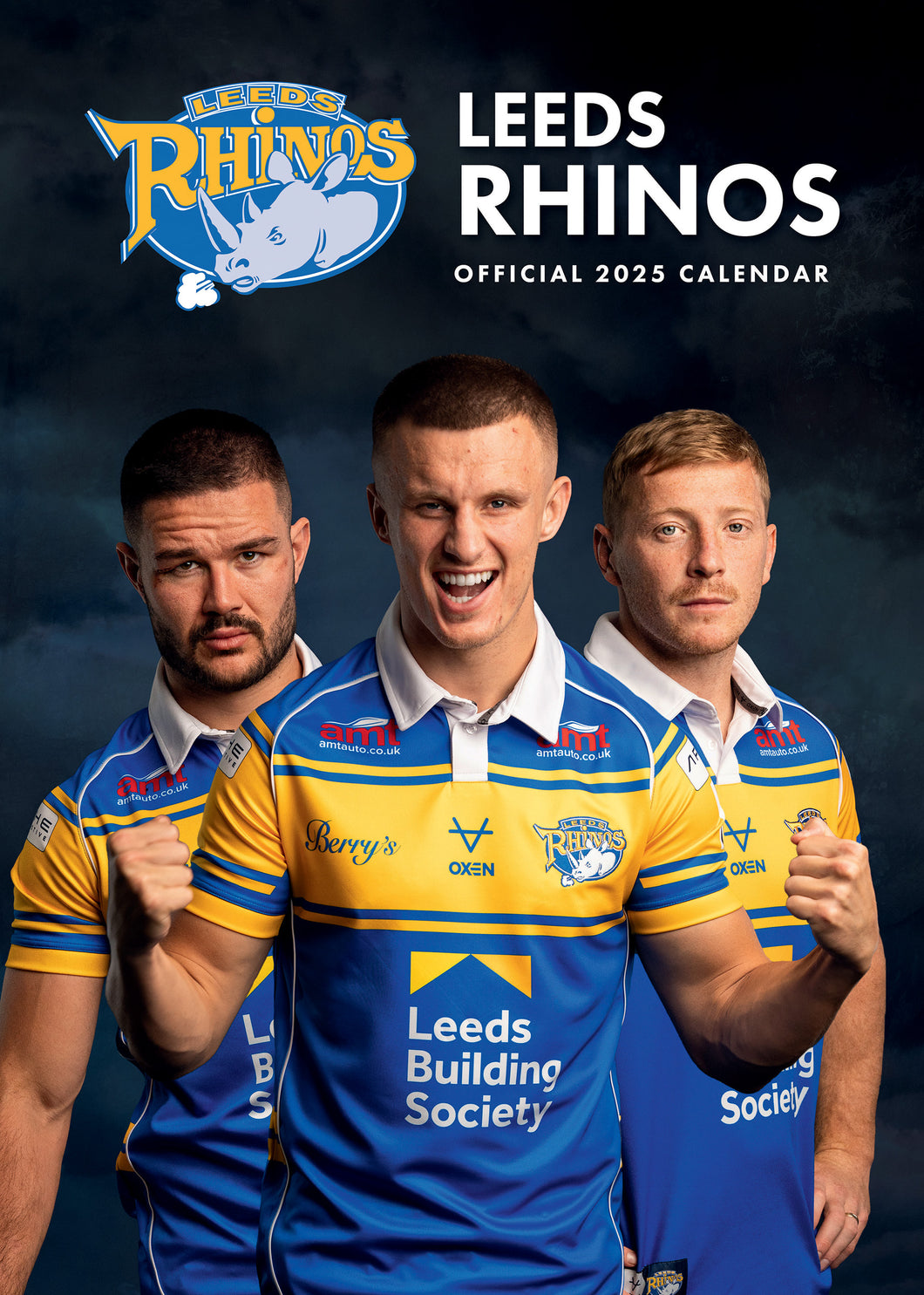 Leeds Rhinos Official 2025 A3 Rugby League Calendar