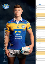 Load image into Gallery viewer, Leeds Rhinos Official 2025 A3 Rugby League Calendar