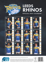 Load image into Gallery viewer, Leeds Rhinos Official 2025 A3 Rugby League Calendar