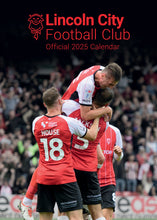 Load image into Gallery viewer, Lincoln City FC Official 2025 A3 The Imps Football Wall Calendar