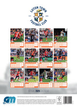 Load image into Gallery viewer, Luton Town Official 2025 A3 The Hatters Football Wall Calendar