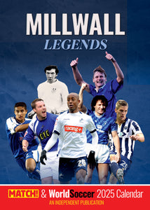 Millwall Legends 2025 A3 Wall Calendar