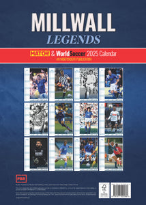 Millwall Legends 2025 A3 Wall Calendar