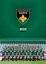 Load image into Gallery viewer, Northampton Saints Rugby Club Official 2025 A3 Wall Calendar