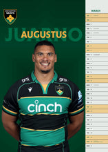 Load image into Gallery viewer, Northampton Saints Rugby Club Official 2025 A3 Wall Calendar