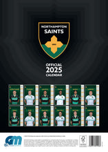 Load image into Gallery viewer, Northampton Saints Rugby Club Official 2025 A3 Wall Calendar