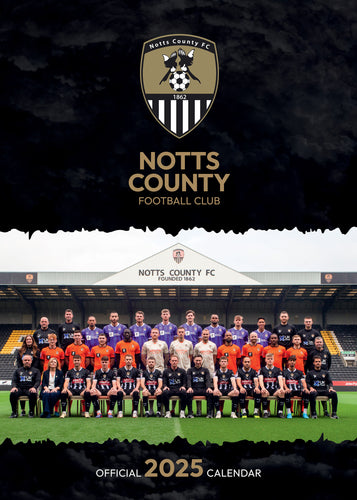 Notts County FC Official 2025 A3 Football Wall Calendar