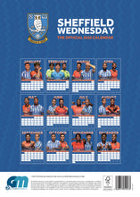 Load image into Gallery viewer, Sheffield Wednesday Official 2025 A3 The Owls Football Wall Calendar