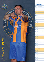 Load image into Gallery viewer, Shrewsbury Town FC Official 2025 A3 Shrews Football Wall Calendar