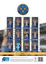 Load image into Gallery viewer, Shrewsbury Town FC Official 2025 A3 Shrews Football Wall Calendar