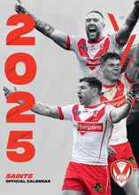 Load image into Gallery viewer, St Helens Official 2025 A3 Rugby League Wall Calendar