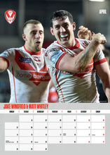 Load image into Gallery viewer, St Helens Official 2025 A3 Rugby League Wall Calendar