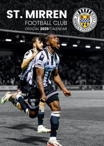 St. Mirren FC Official 2025 A3 Wall Calendar