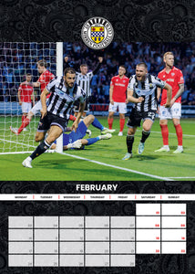 St. Mirren FC Official 2025 A3 Wall Calendar