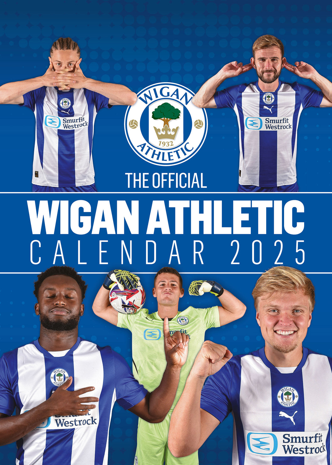 Wigan Athletic Football Club 2025 A3 Wall Calendar