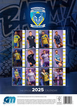 Load image into Gallery viewer, Warrington Wolves Official 2025 A3 Rugby League Wall Calendar